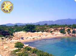 Tarragona beach in Catlonia, Spain