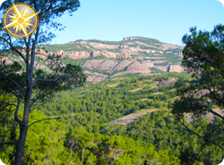 The Sant Llorenç del Munt i l'Obac Natural Park in Terrassa